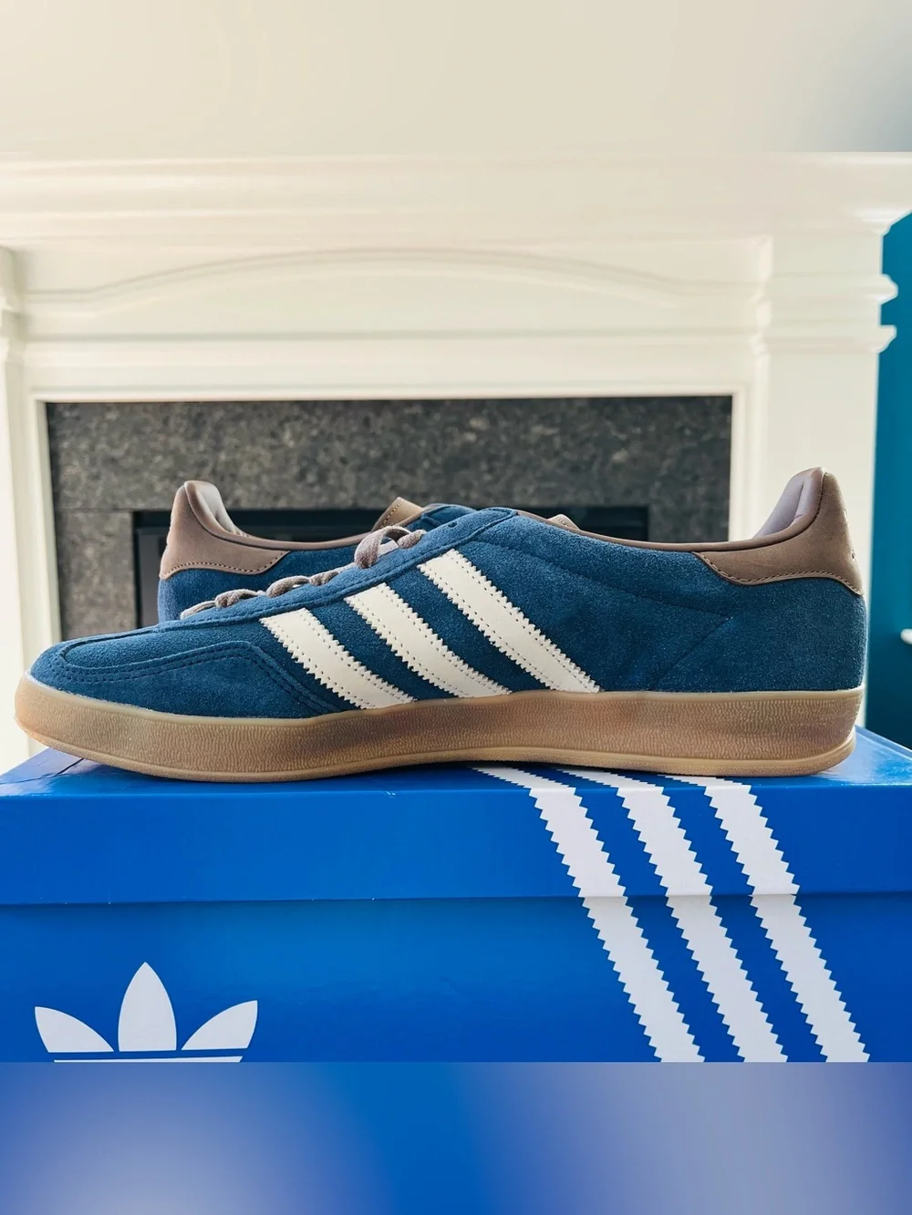 Sz 11.5 adidas Gazelle Indoor Sneakers Night Indigo KI2253 Men's